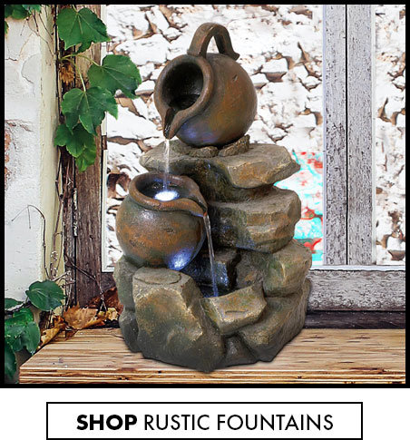 Link to shop Rustic Water Fountains - Garden Fountains - Design Toscano