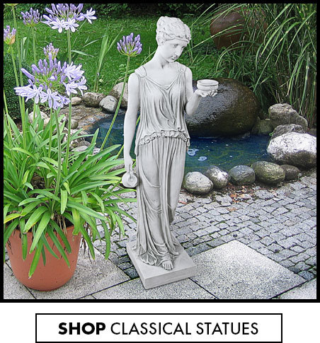 Link to shop Greek God Statues & Roman Statues - Design Toscano