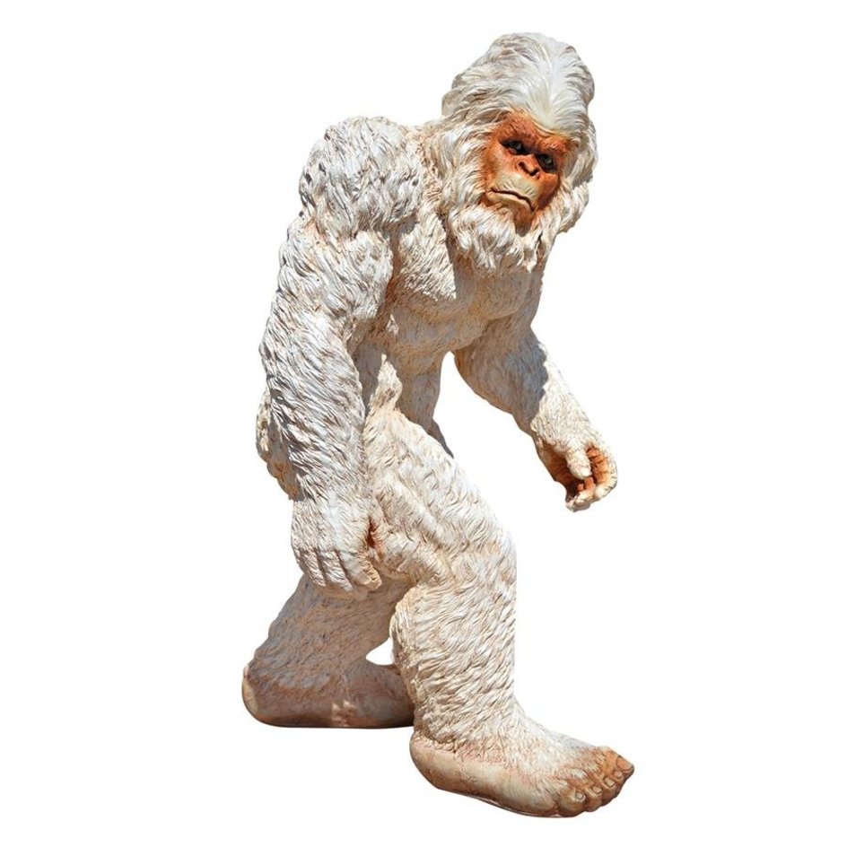 Yeti Abominable Snowman Glass Tree Topper