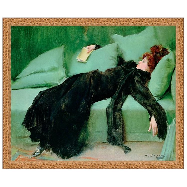 View larger image of After the Ball (Young Decadent) Framed Canvas Replica Painting: Small