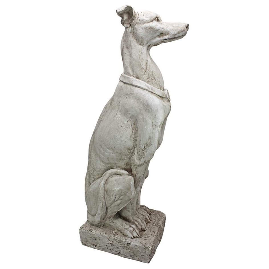 Vintage Greyhound deals Whippet Statue