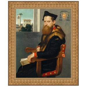 Bartolommeo Bonghi Framed Canvas Replica Painting: Small