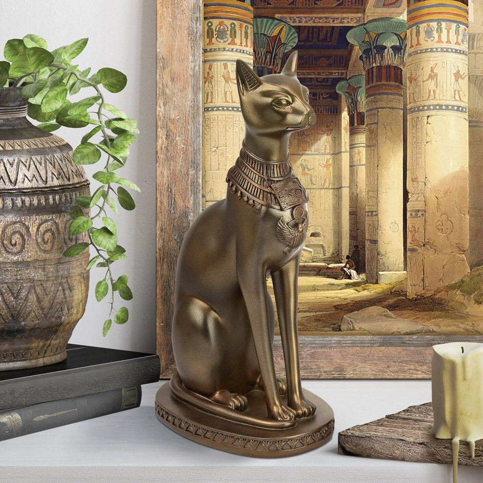 Bastet Cat Goddess Ancient Egypt Statue Medium - QL14522 - Design
