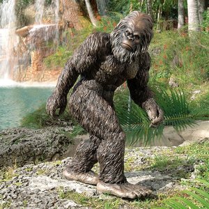 Design Toscano 15 in. H Bigfoot the Bashful Yeti Tree Sculpture