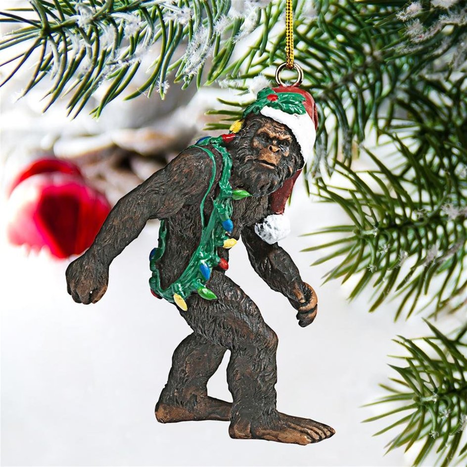 Yeti - Bigfoot Christmas Ornament - Design Toscano