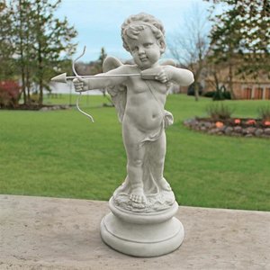 Cupid Message of Love Statue