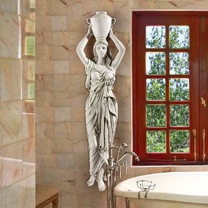 Dione the Divine Water Goddess Wall Sculptures