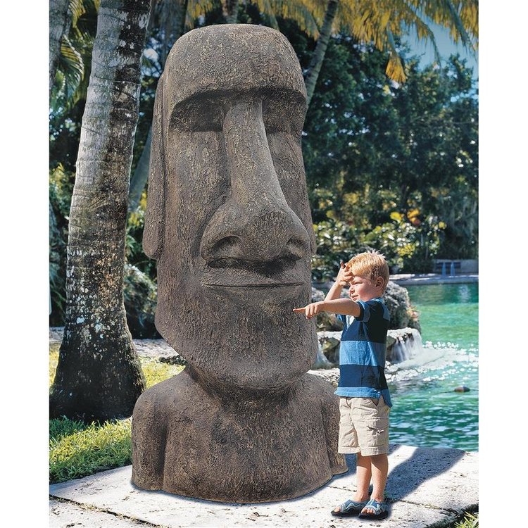 View larger image of Easter Island Ahu Akivi Moai Monolith Statue: Giant