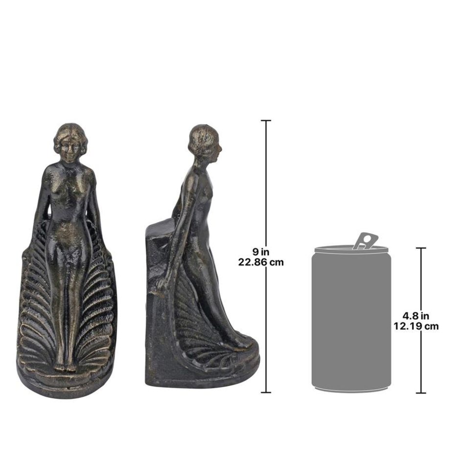 Elyse Foundry Cast Iron Bookend Set - SP713 - Design Toscano