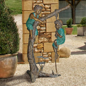 Gone Fishing Fisherman Statue - Design Toscano