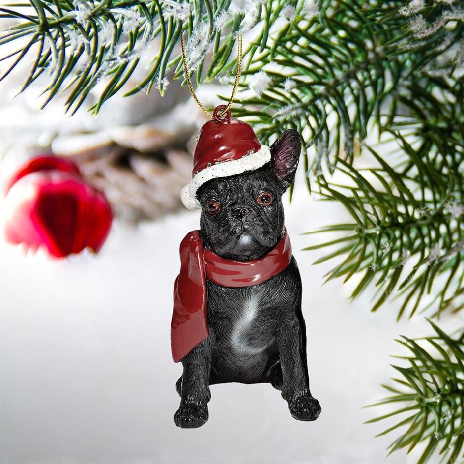 French 2025 bulldog ornament