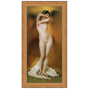 Glow of Gold, Gleam of Pearl Framed Canvas Replica Painting: Small