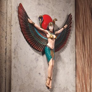 Egyptian Goddess Isis Wall Sculpture