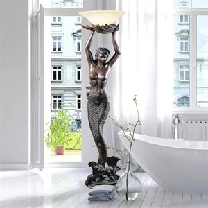 The Goddess' Offering Mermaid Sculptural Lamps