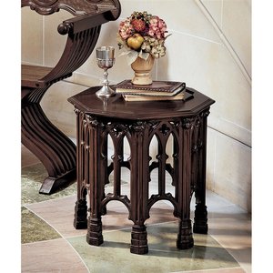 Gothic Revival Octagonal Side Table