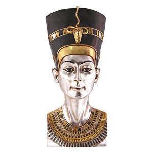 Grand-Scale Egyptian Queen Nefertiti Wall Sculpture
