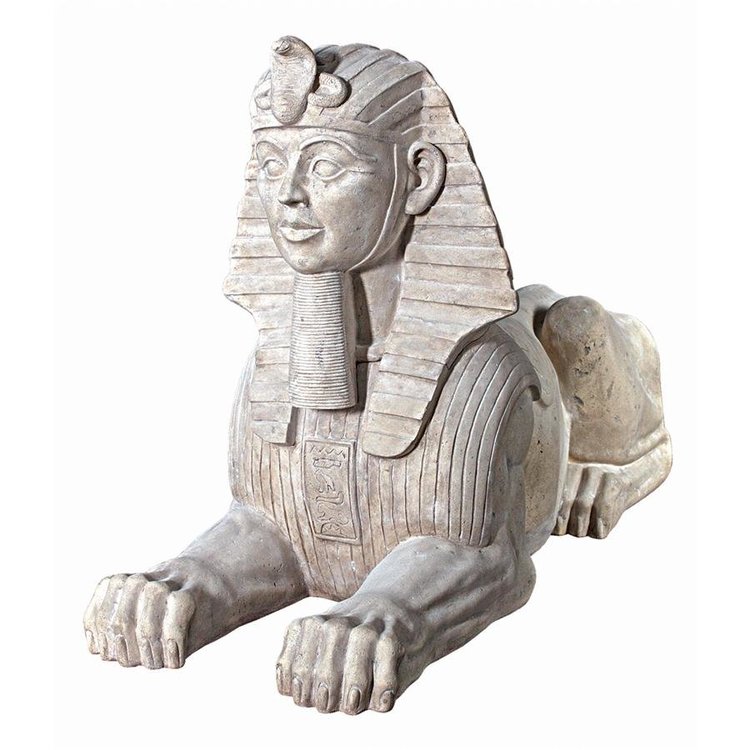 View larger image of Grand Stone Egyptian Sphinx Statue