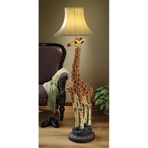 Heads Above Giraffe Sculptural Floor Lamp
