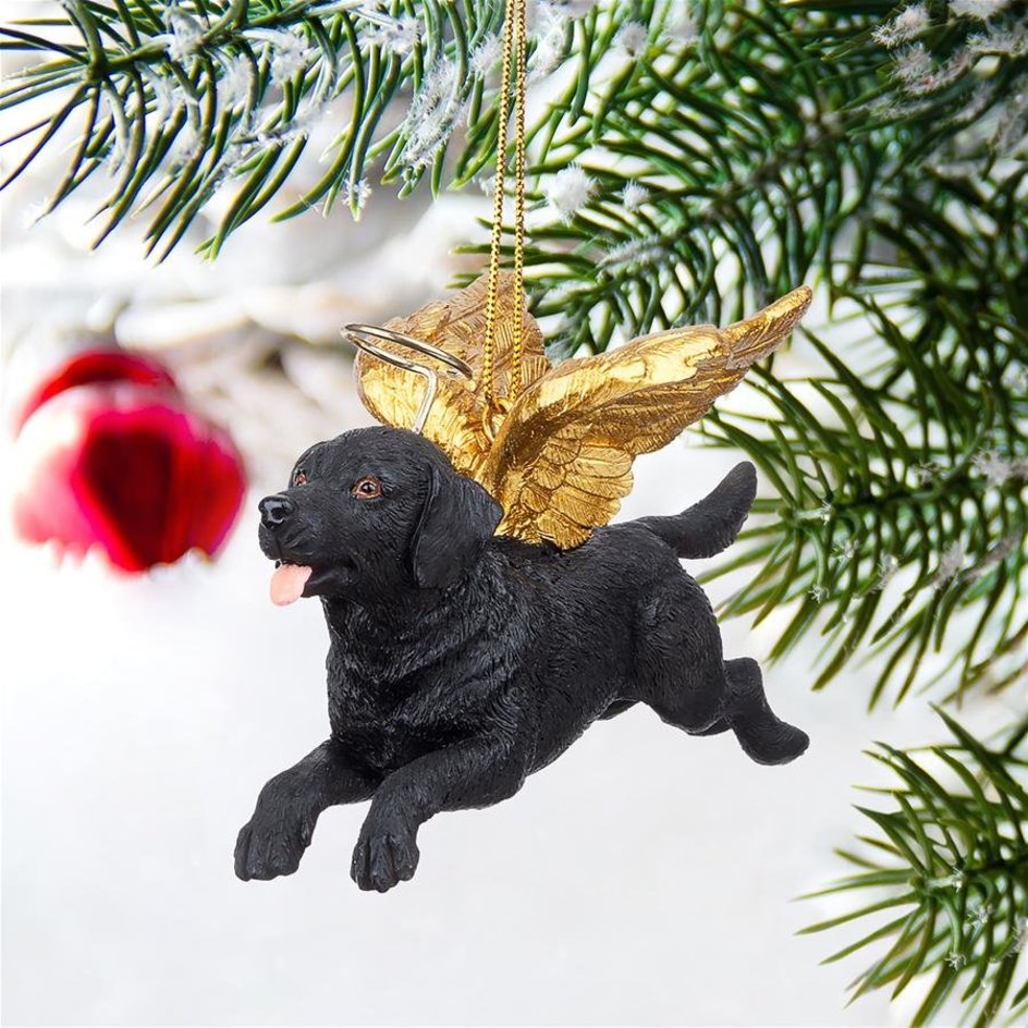 Black Lab Christmas Ornament - JH170714 - Design Toscano