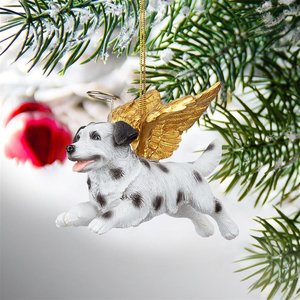 Honor the Pooch: Dalmatian Holiday Dog Angel Ornament