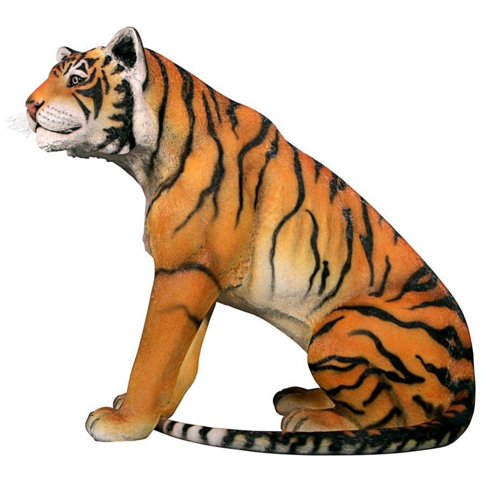 Full Size Life Like Bengal Tiger Statue — AllSculptures