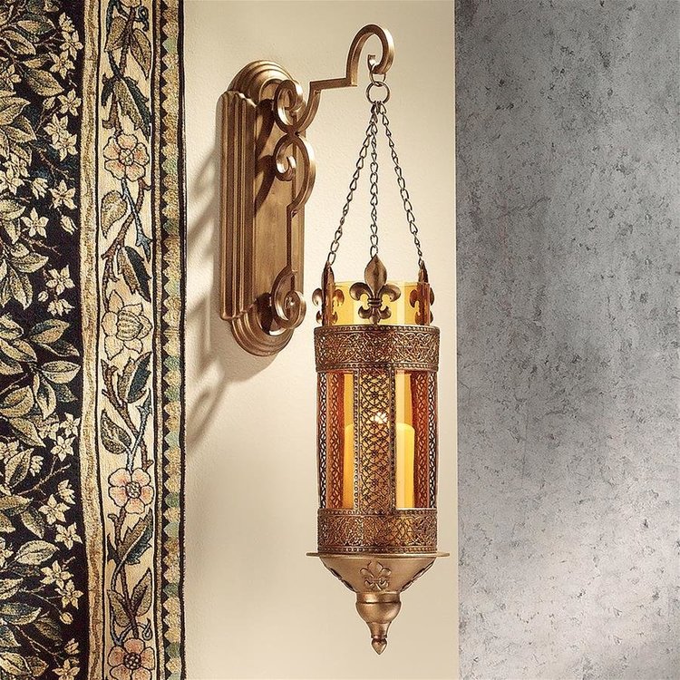 View larger image of Kinnaird Castle Medieval Hanging Pendant Wall Sconce: Each