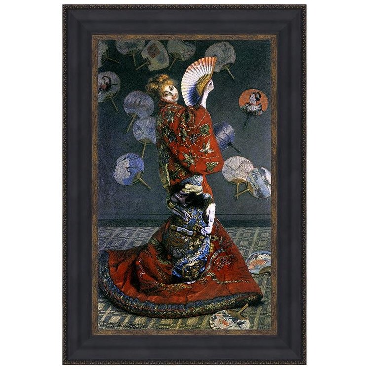 View larger image of La Japonaise Framed Canvas Replica Painting: Small