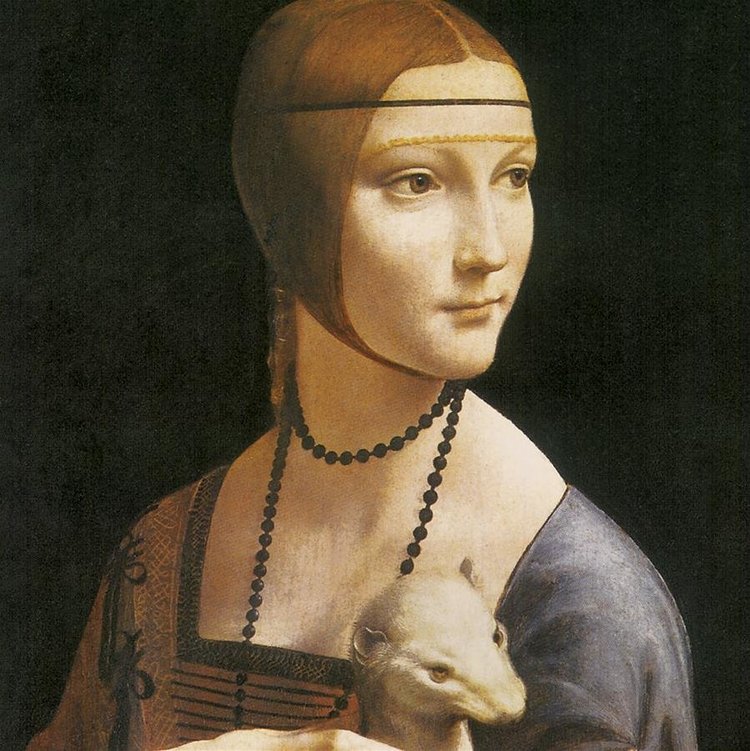 Lady with an Ermine Replica Painting - Design Toscano