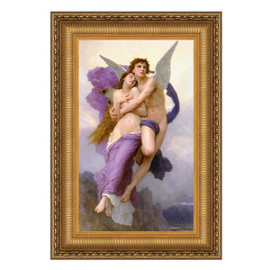 Le Ravissement d Psyche Framed Canvas Replica Painting: Small