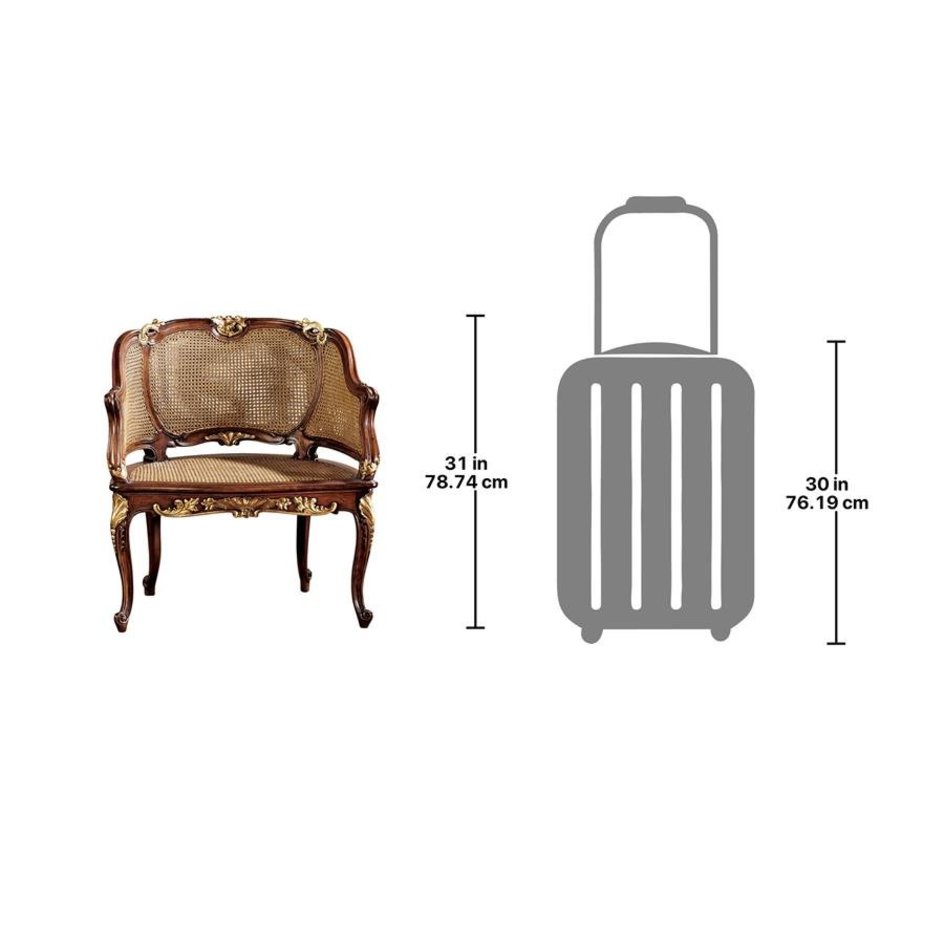  Design Toscano Louis XV Fauteuil De Bureau Chair