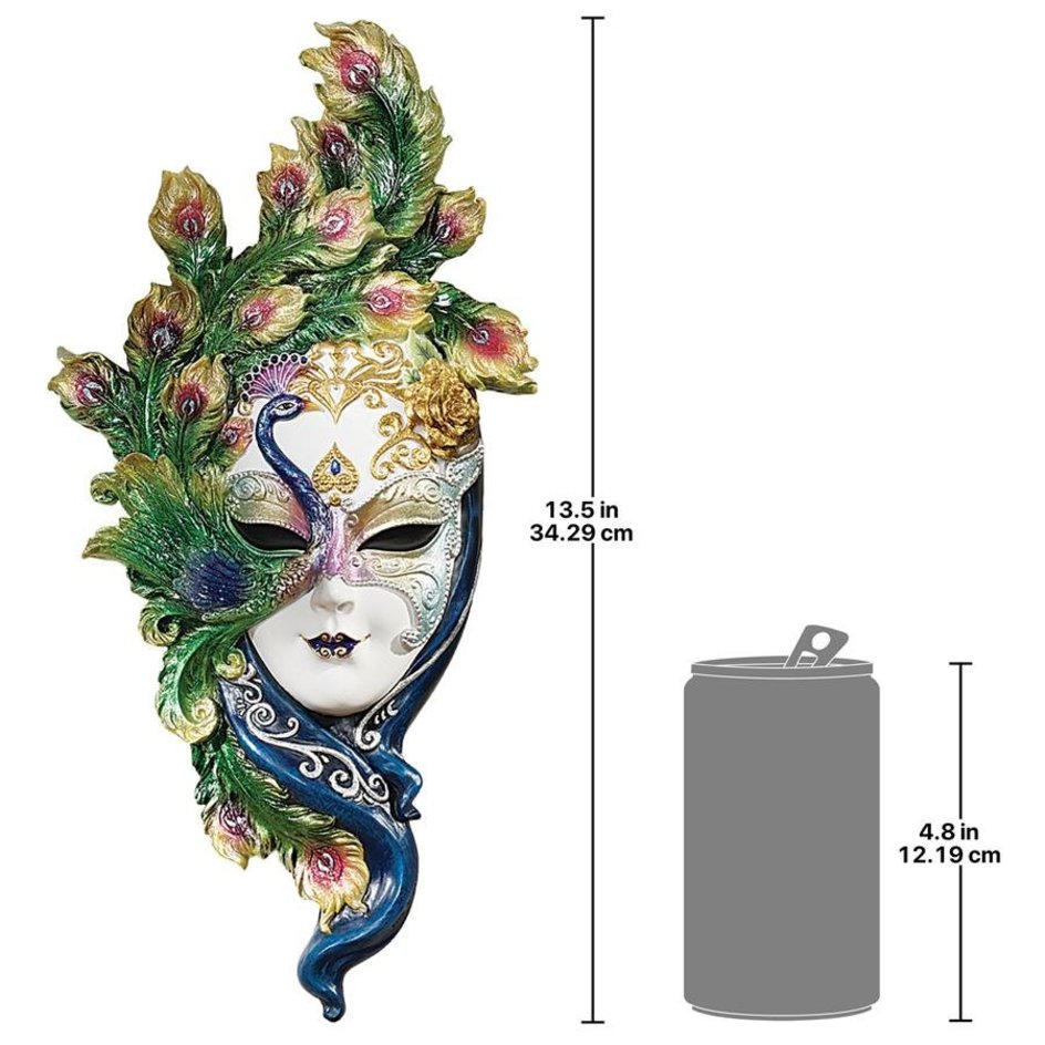 Venetian Carnival Masks Solid-Faced Canvas Print
