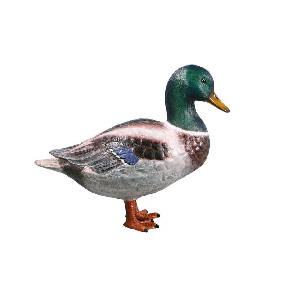 Male Mallard Duck Life Size Statue 