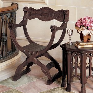 Medieval Cross Frame Chair: Each