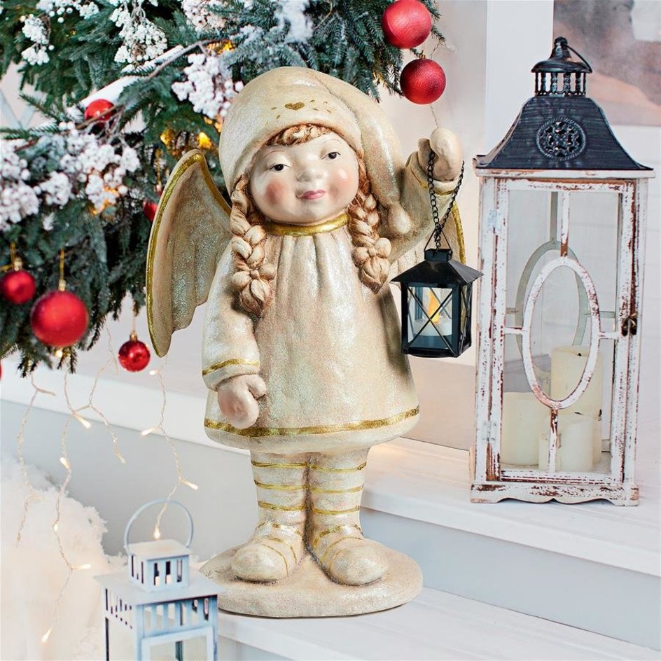 - Statue - Noelle the Angel Holiday Light Toscano Shines Design DS19119 Christmas