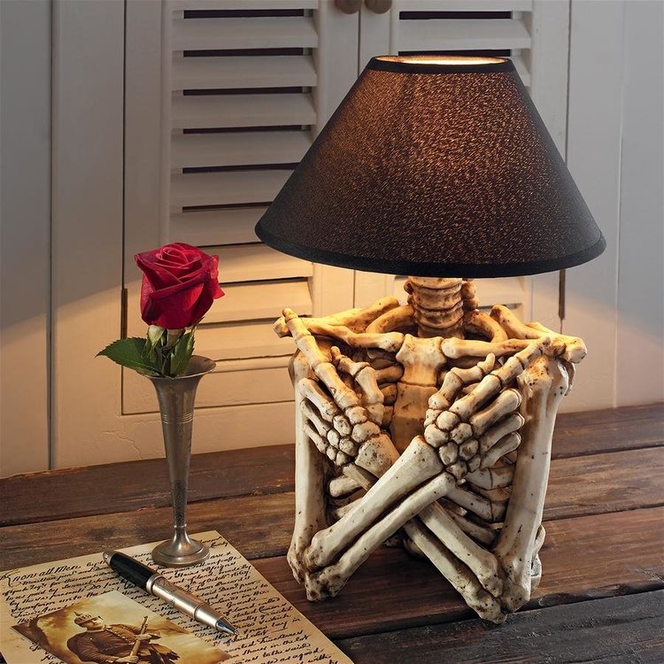 View larger image of Rest in Pieces Gothic Skeleton Table Lamp