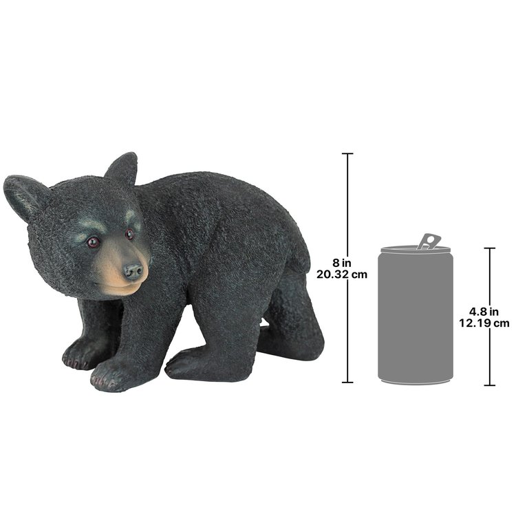 Roly-Poly Bear Cub Statues: Walking Bear - QM2594300 - Design Toscano