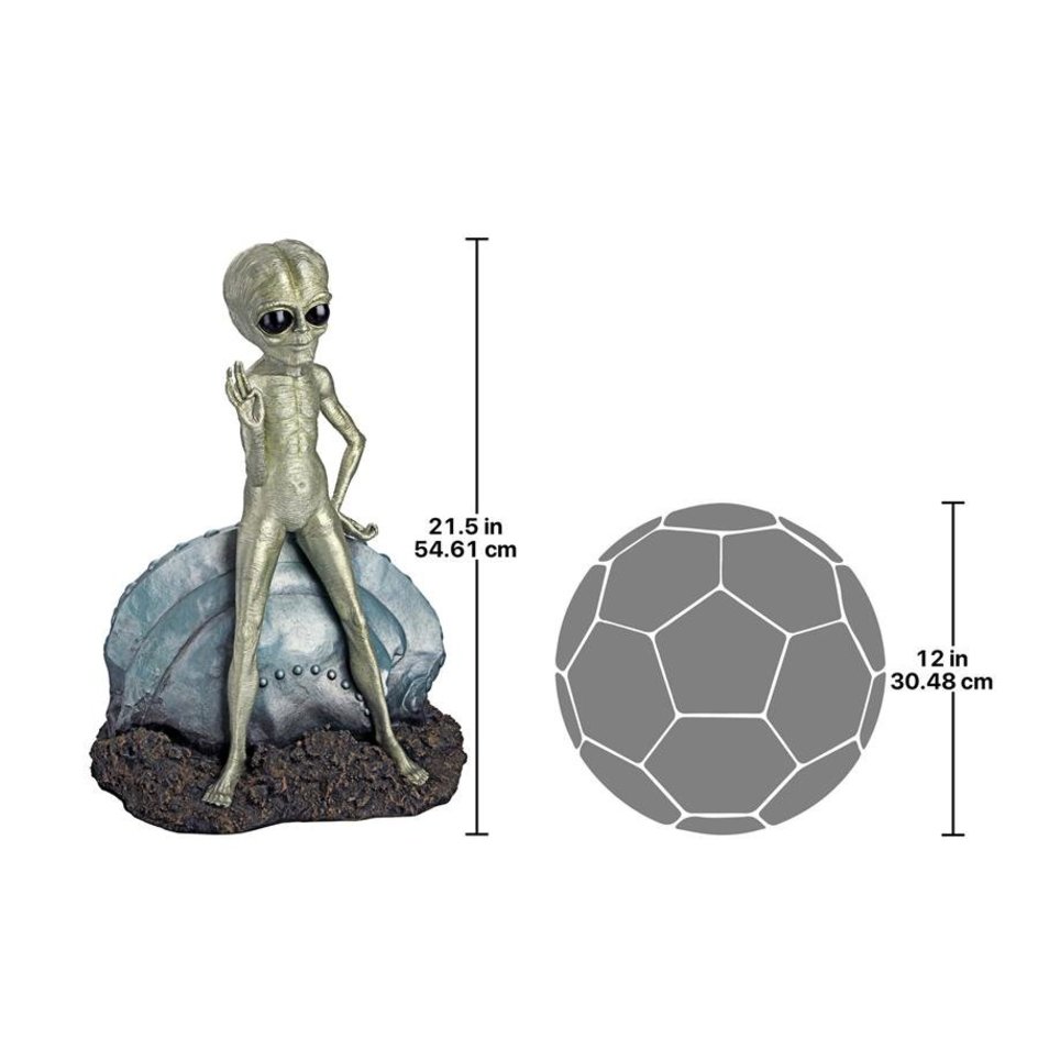 Roswell Alien Statue - Design Toscano