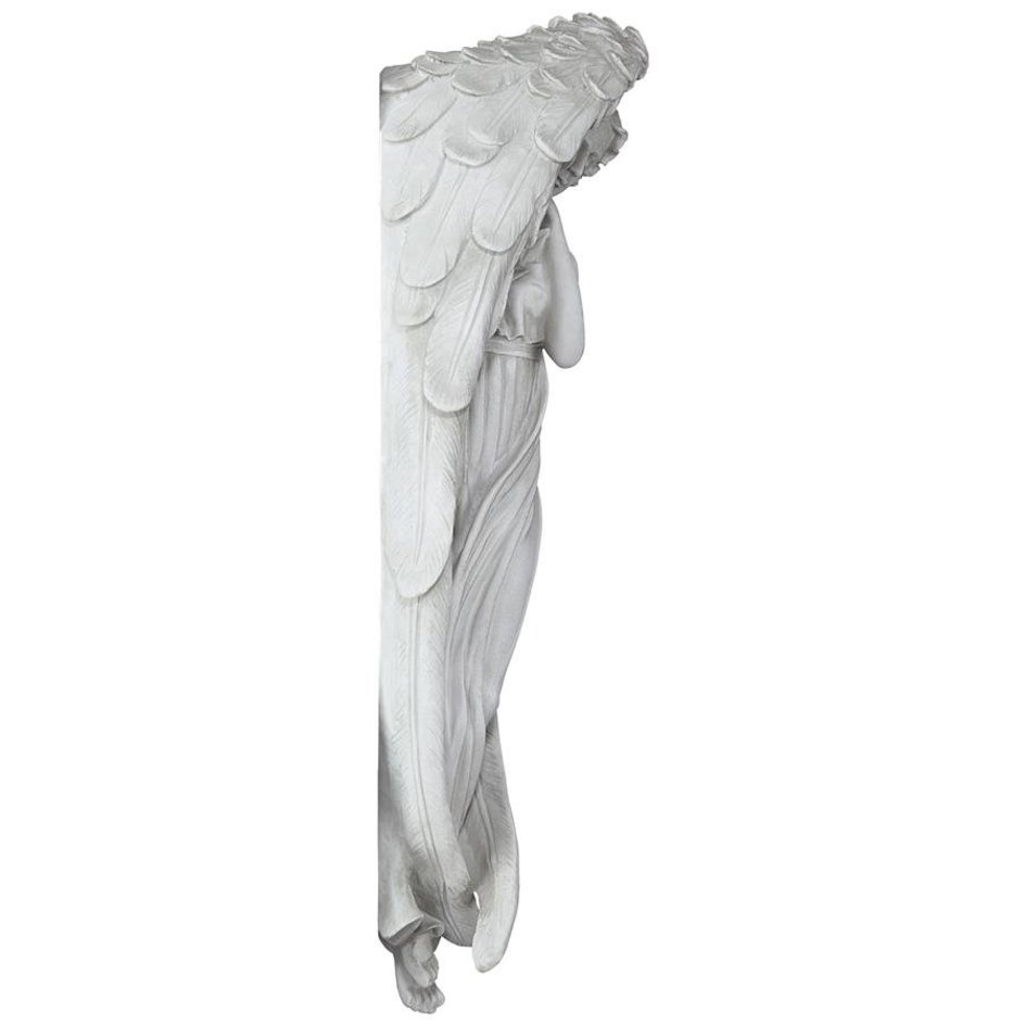 人気ブランドの デザインToscano Large Tristan， Afternoon Design Angel the Toscano  Sculpture Timid Angel Nap Wall Large Sculpture