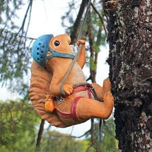 Skyler, the Climbing Squirrel Statue