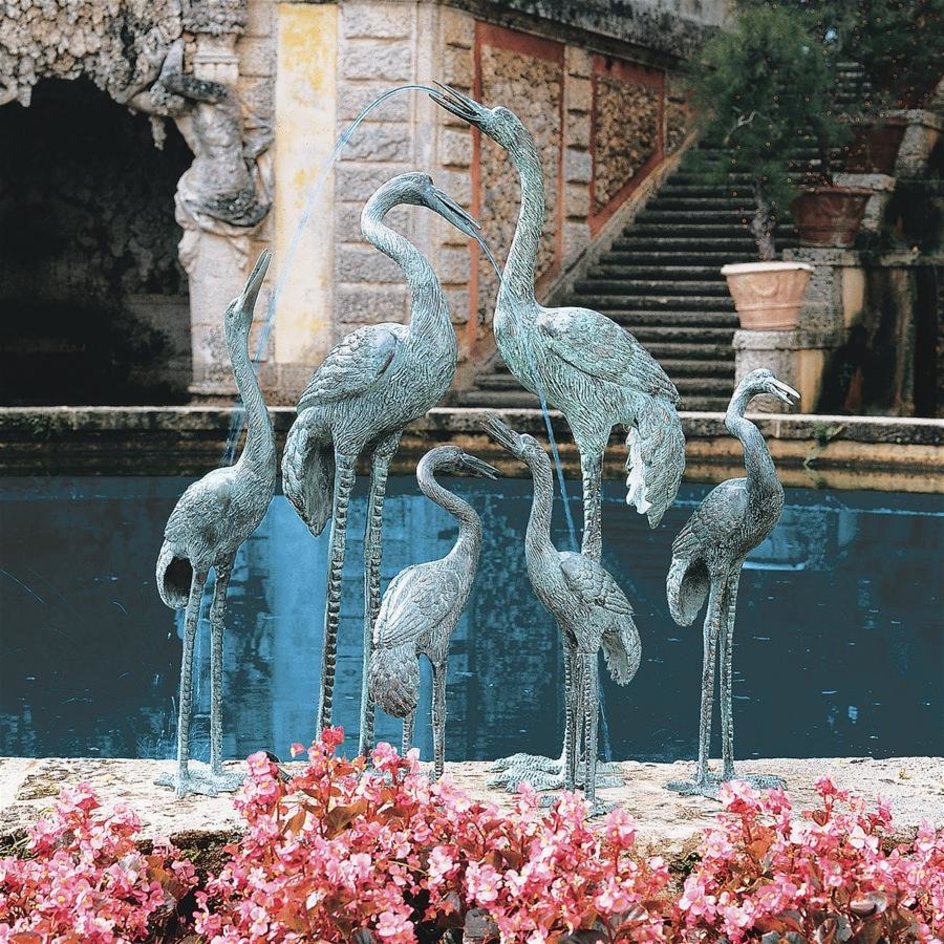 Crane Pair Fountain