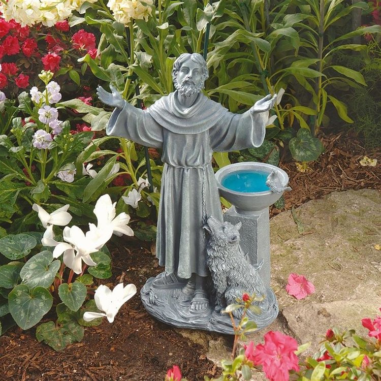 View larger image of Saint Francis' Garden Blessing Statue