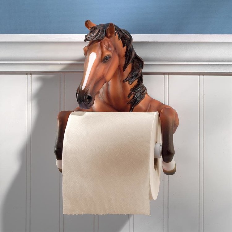 View larger image of Steady Stallion Bathroom Toilet Paper Holder