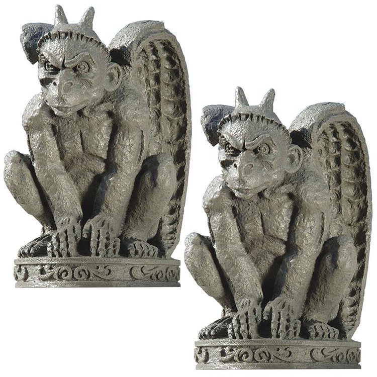 View larger image of The Cathedral Gargoyle Statue: Set of Two