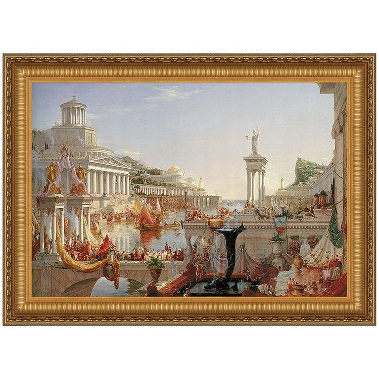 View larger image of Consummation of Empire Framed Canvas Replica Painting: Grande