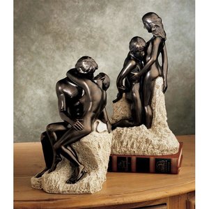 The Kiss and Ashore Rodin Statue Collection