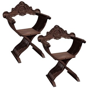 The Savonarola Chairs: Set of Two