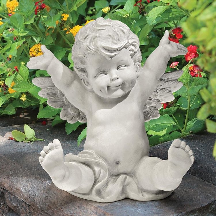 View larger image of Topsy, The Tumbling Cherub Statue