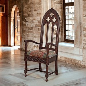 Viollet-le-Duc Gothic Cathedral Armchairs