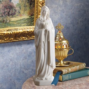 Blessed Virgin Mary Bonded Marble Resin Statue: Large