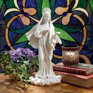 Blessed Virgin Mary of Unconditional Love Religious Statue by artist Evelyn Myers Hartley: Large